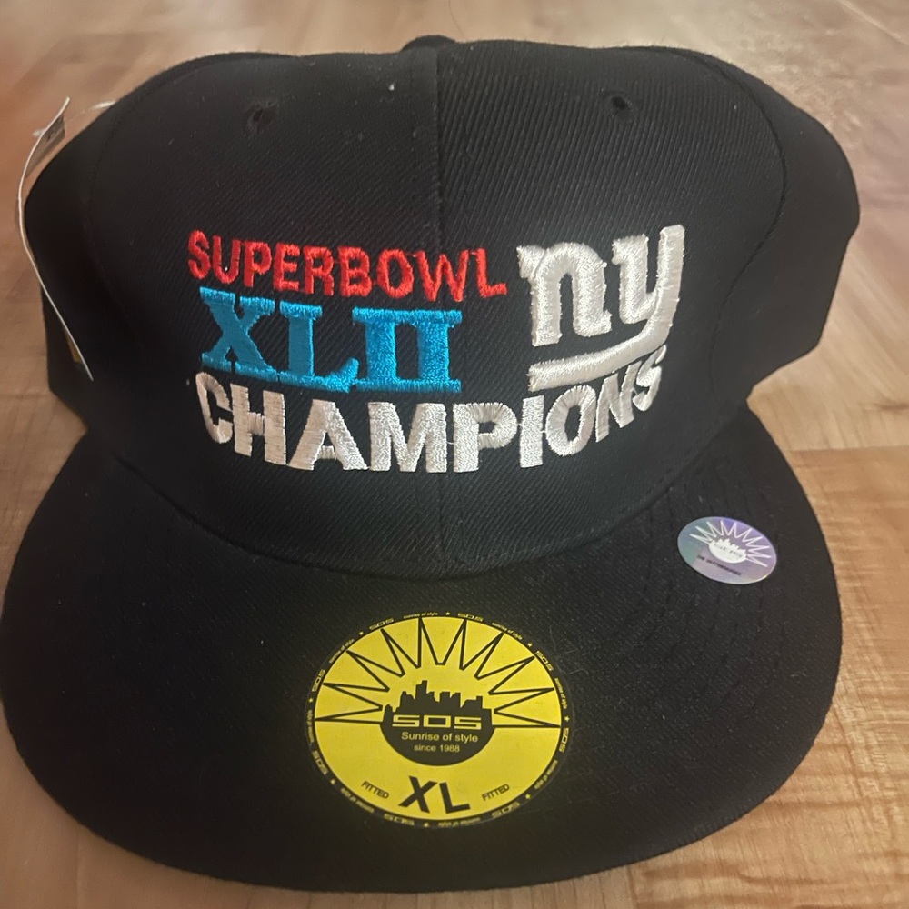 New with tags vintage New York giants Super Bowl fitted NFL hat.